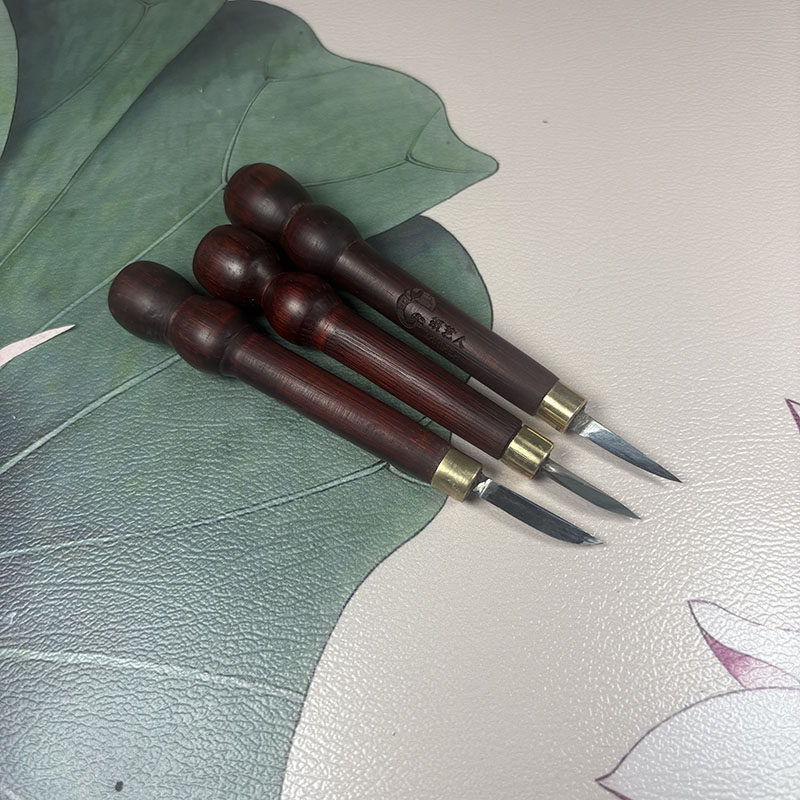 纸艺人刻皮影硬木牛皮纸锋利耐用图片