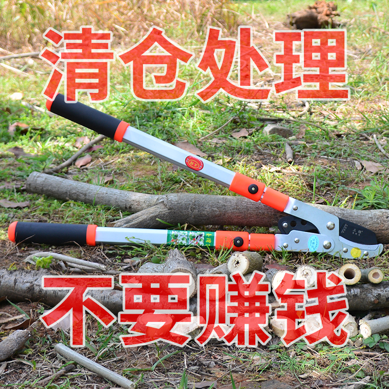 园林强力粗枝剪大力剪园艺果树伸缩高空剪高枝剪省力修剪树枝剪刀