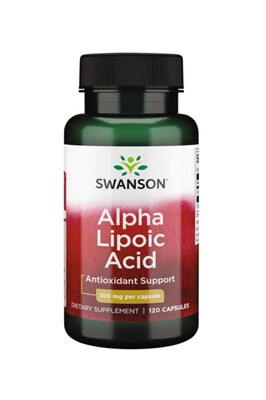 美国原装SWANSON 阿尔法硫辛酸100MG*120粒 美国直邮
