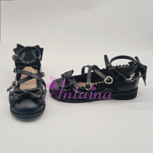 亚文化茶会鞋甜美可爱日系低跟