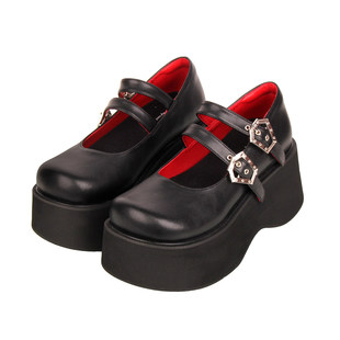 珍珠玛丽浅口单鞋 皮带扣 C426 圆头浅口 普普家2025新品