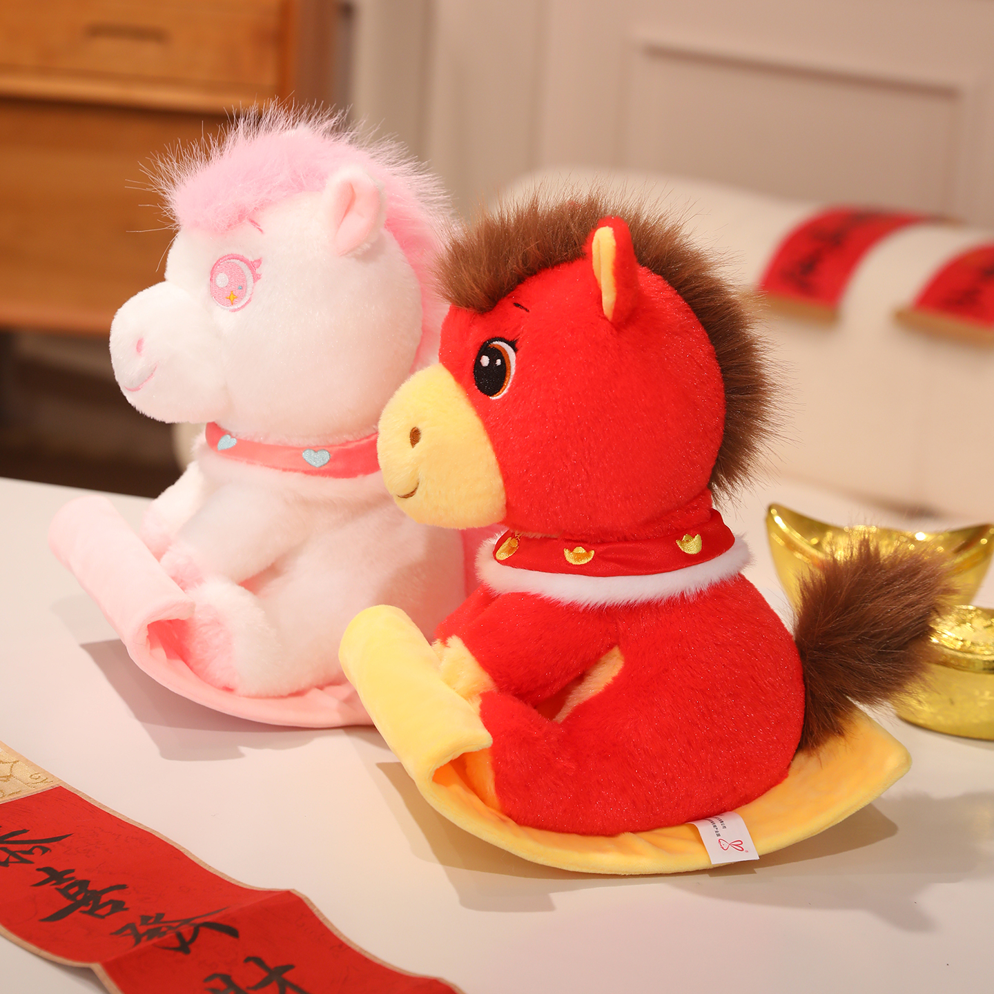 2026马年吉祥物公仔生肖摇摇小马