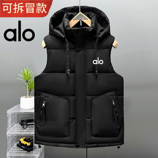 潮牌外穿品牌坎肩马夹背心 加厚保暖冬装 羽绒棉马甲外套男士 秋冬季