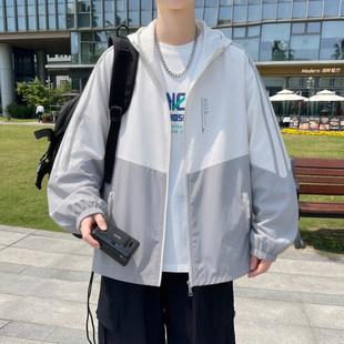 夏季冰丝防晒衣男款2026新款轻薄款透气钓鱼防晒服夏天青少年外套