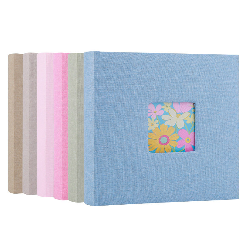 布料插页式6寸200张影集纪念册