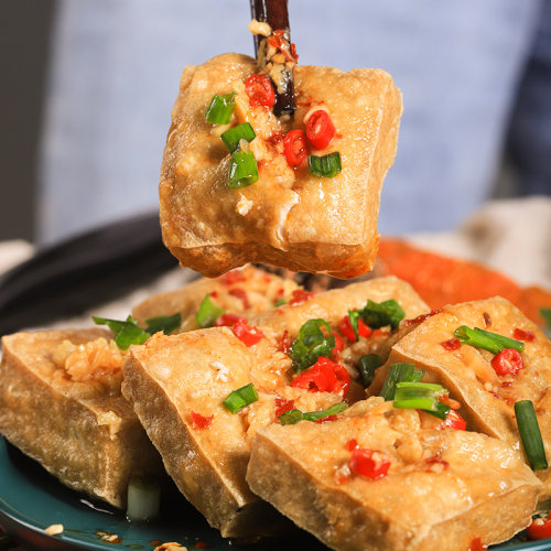 长沙臭豆腐黑色白色生胚半成品