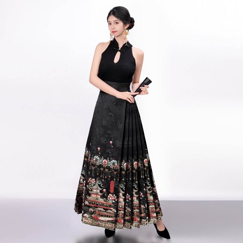 2025新款十里秦淮明制汉服马面裙