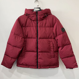 男士连帽羽绒服短款冬季外套BS6237013