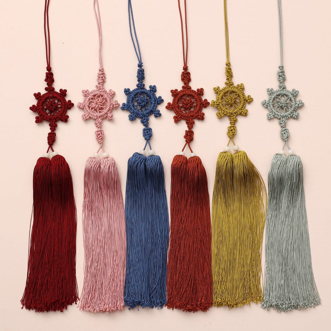 复原款古法法轮结纯手工编织18籽手工禁步背云DIY汉服配饰