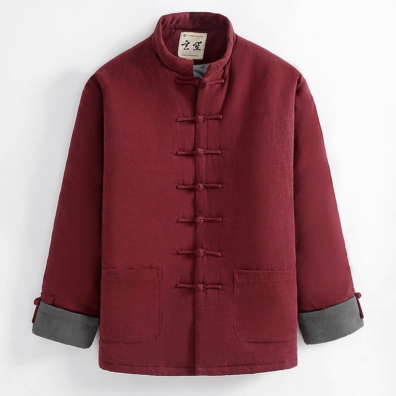 玄笙唐装棉袄男冬季加厚保暖中国风棉衣中式外套棉服汉复古男款,男装,唐装,淘宝优惠券,粉丝福利购,淘宝优惠卷
