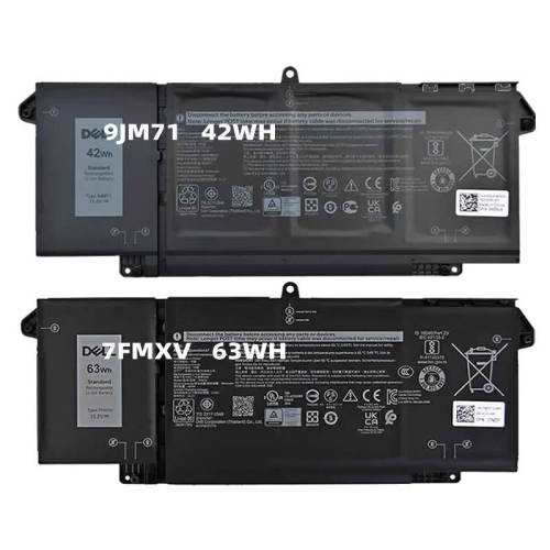 适用戴尔DELL Latitude 5320 7520 7320 7420 9JM71 7FMXV电池