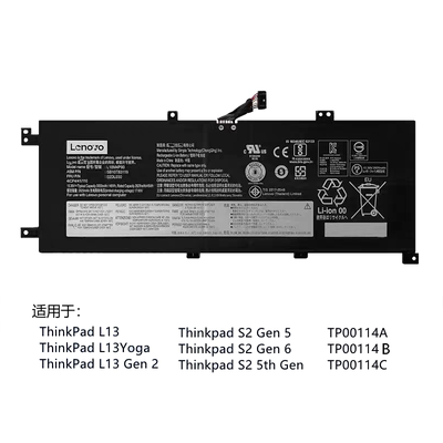 适用联想ThinkPad TP00114A/B/C L18D4P90 L18M4P90 L18C4P90电池