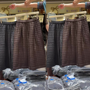 复古加棉保暖洋气阔腿裤女2026冬季新款百搭遮肉时尚休闲裤女裤子