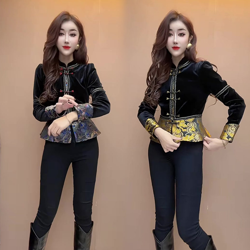 新中式国风复古气质高级感小衫