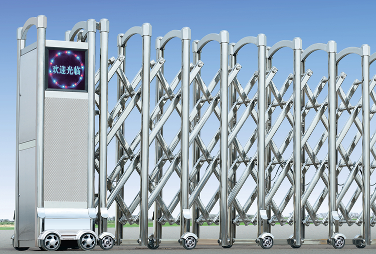 电动伸缩门工厂大门电动伸缩门不锈钢电动门拉闸门