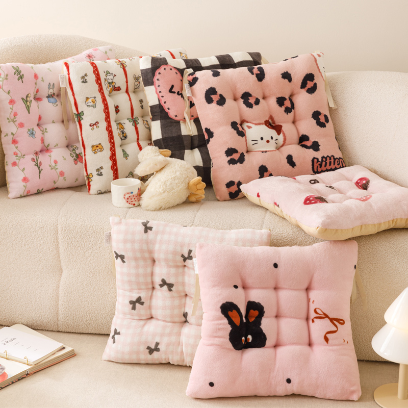 开学季方形椅子坐垫居家用教室上课学生凳子垫儿童榻榻米地板垫子