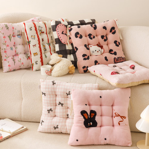 开学季方形椅子坐垫居家用教室上课学生凳子垫儿童榻榻米地板垫子