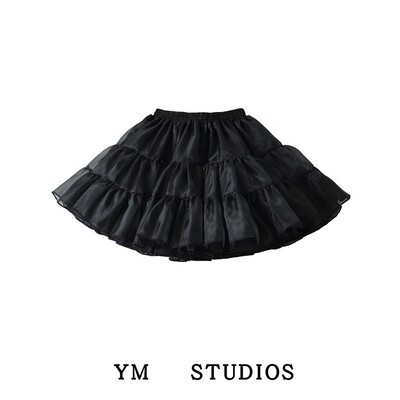 俏皮欧根纱包邮高腰蓬蓬裙芭蕾风