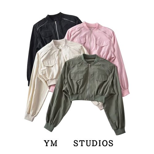 短外套夹克棒球服拉链上衣