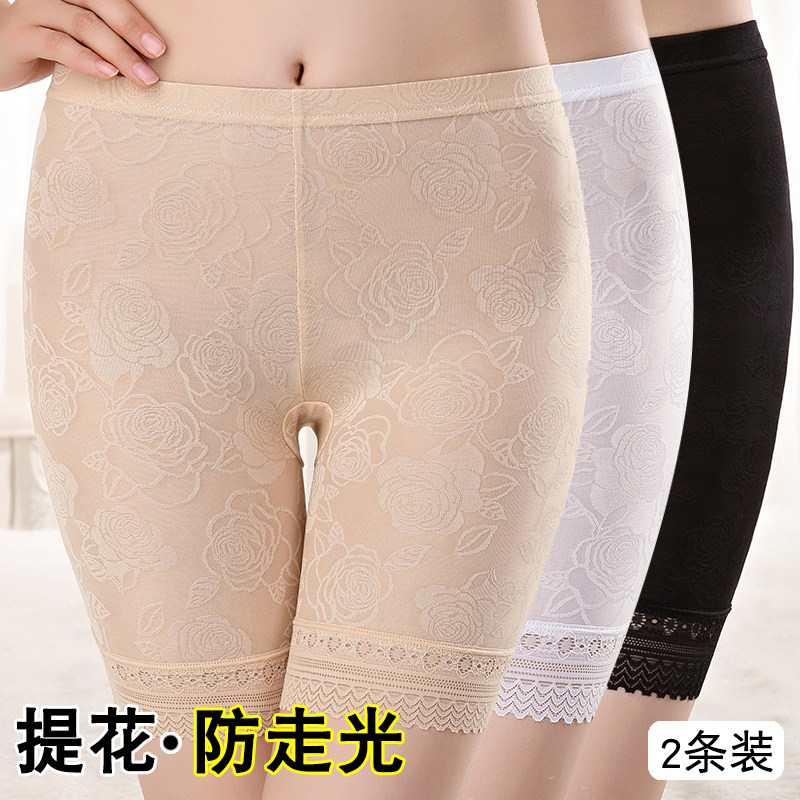 安全裤女薄款蕾丝花边提花防走光三分打底内穿夏季透气短裤保险裤|msdalam kategori Pakaian Dalam/seluar dalam lelaki/tracksuit, seluar dalam - dari Buy2taobao.com untuk memberikan perkhidmatan ejen Taobao profesional membeli