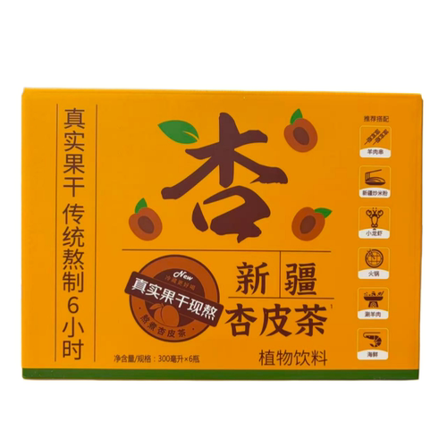 山花集新疆杏皮茶300ml*6瓶