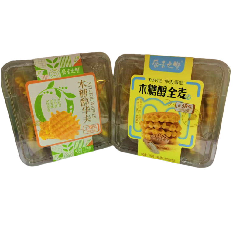 唇舌之赞木糖醇全麦华夫蛋糕