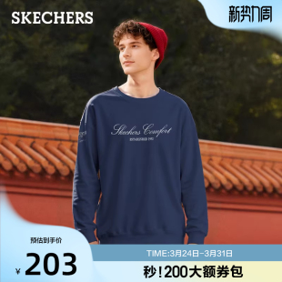 T恤 针织套头卫衣宽松百搭舒适长袖 斯凯奇2026夏季 男女同款