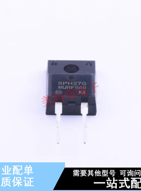 快恢复/超快恢复二极管 MURF860G TO-220AC ON 全新原装正品