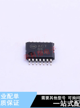 反相器 74ACT04MTCX TSSOP-14 ON 全新原装正品