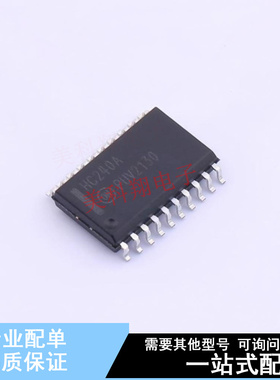 缓冲器/驱动器/收发器 MM74HC240WM SOIC-20-300mil ON 全新原装