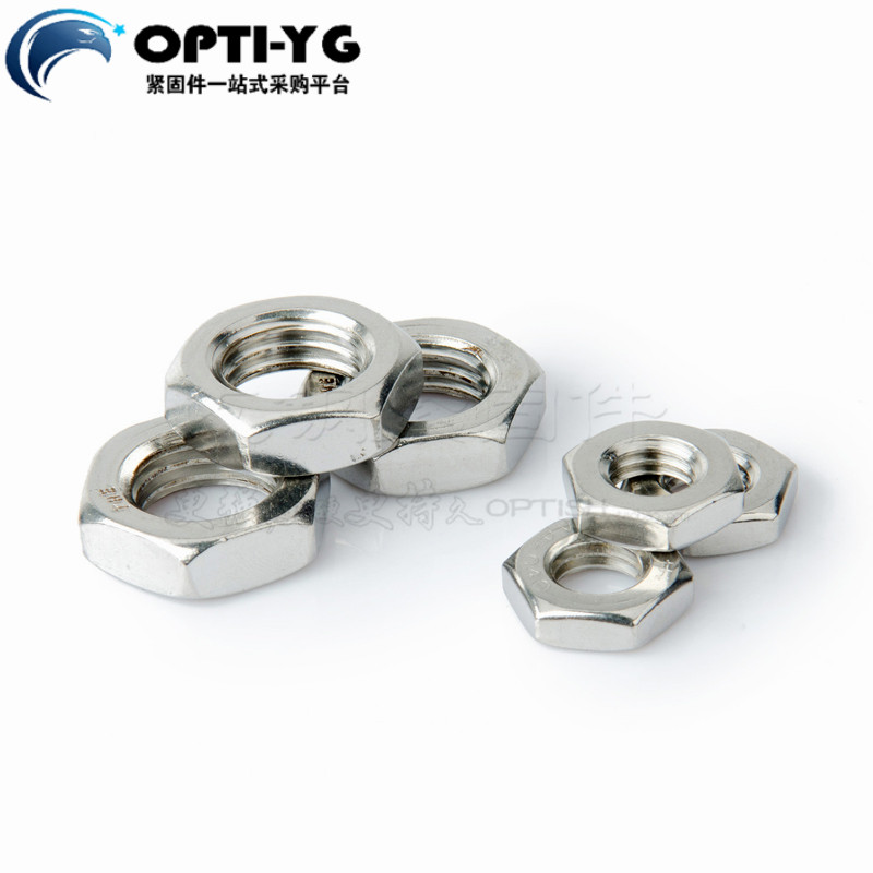 GB6172304不锈钢薄螺母DIN439