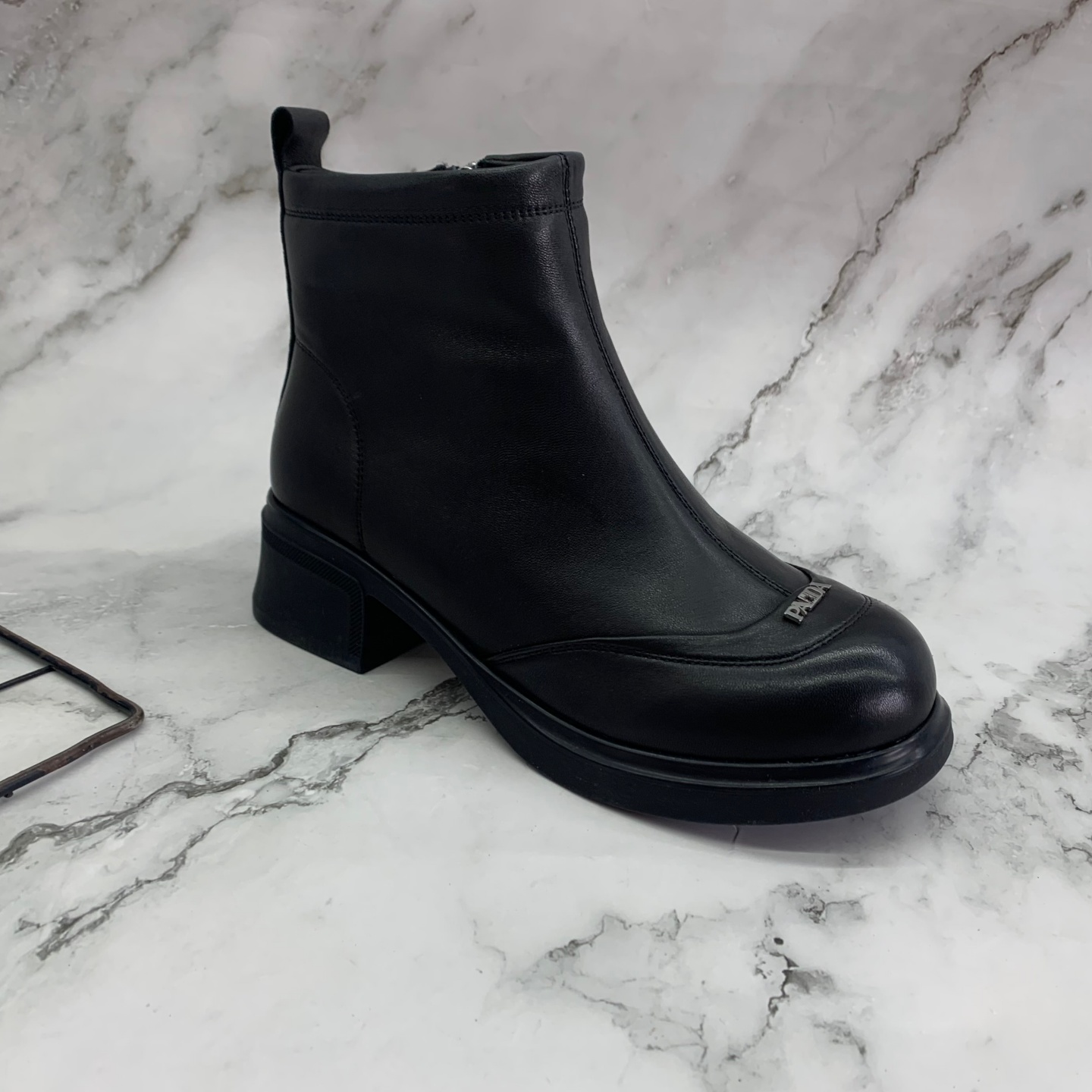 真皮加绒保暖棉鞋拉链鞋2025新款断码处理短靴女靴舒适休闲女鞋