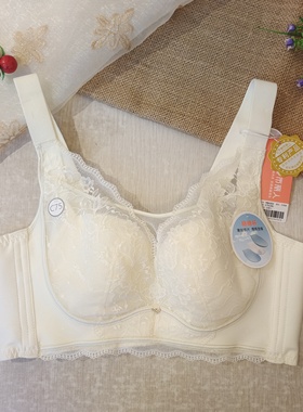 都市丽人正品内衣YBH2S2超薄无钢圈CD杯大胸显小蕾丝抹胸四排文胸