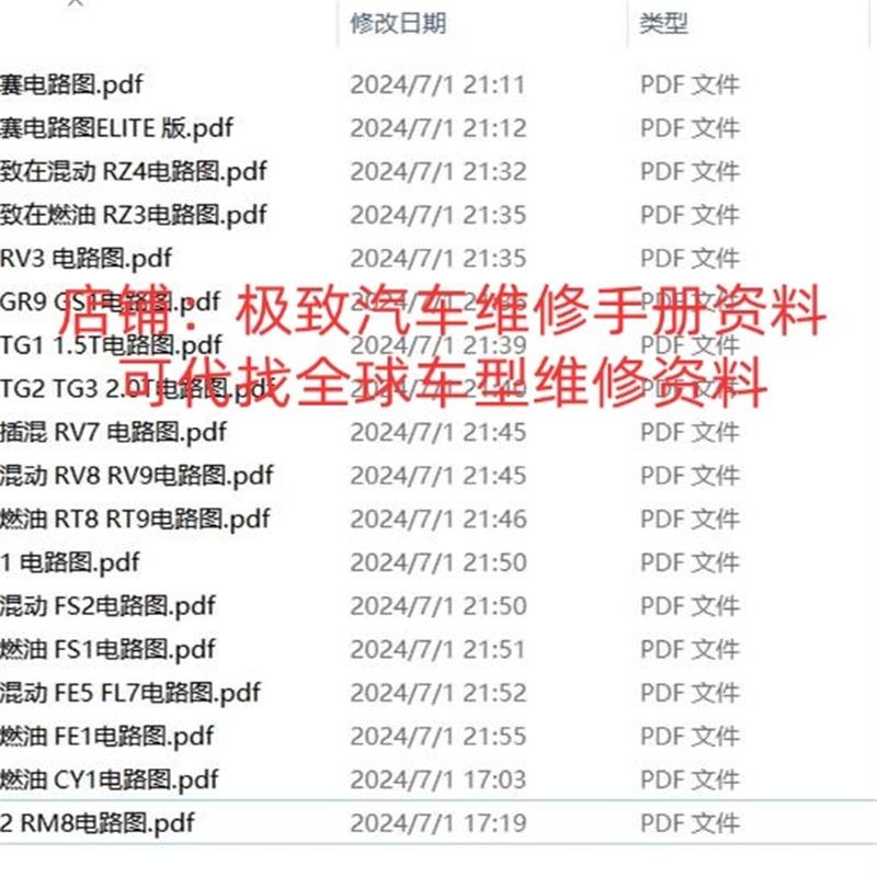 2024-2025年本田缤智致在皓影极湃2维修手册电路图线路接线资料
