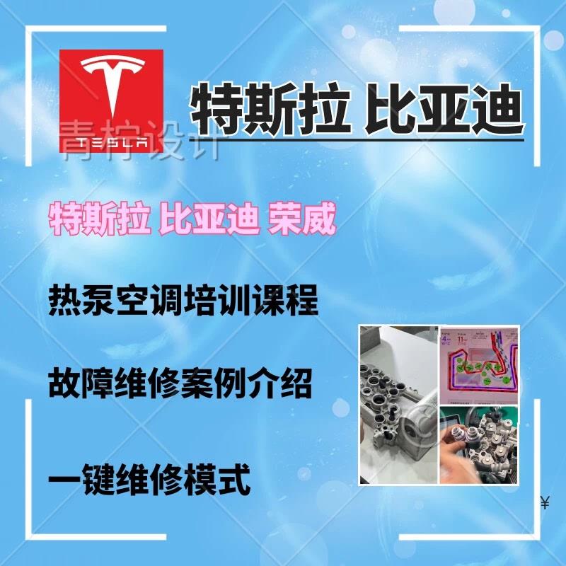 特斯拉 比亚迪热泵空调故障案例培训视频教程