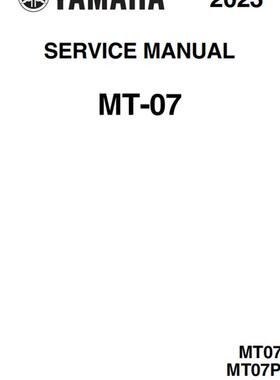 2014-2025 yamaha mt07 中文维修手册说明书全车部件扭矩线路图
