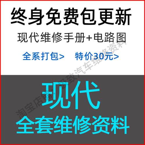 适用于现代维修手册电路图资料胜达途胜名图瑞纳ix35 ix25伊兰特