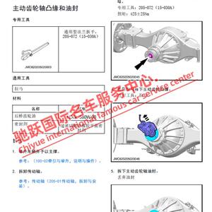2009-2022年款江铃顺达特顺宝威凯锐凯威凯运维修手册电路图资料