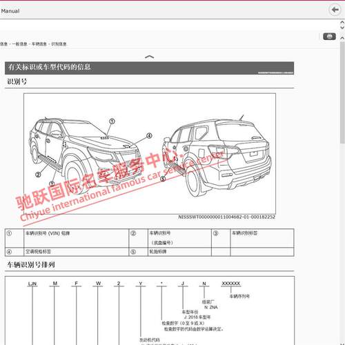2018年款日产途达原厂维修手册电路图资料接线路资料拆装修理维护