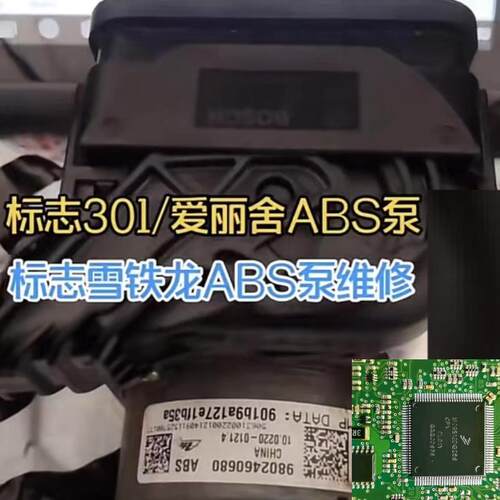 标致雪铁龙爱丽舍ABS泵报内部故障0601故障码验证数据