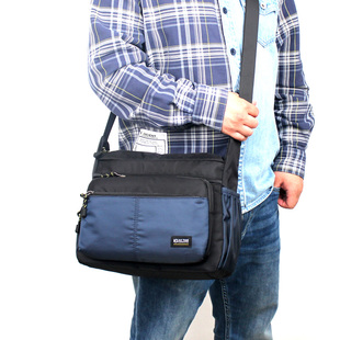 2025夏季新款防水尼龙布男士包袋单肩斜跨休闲背包书包男包通勤包