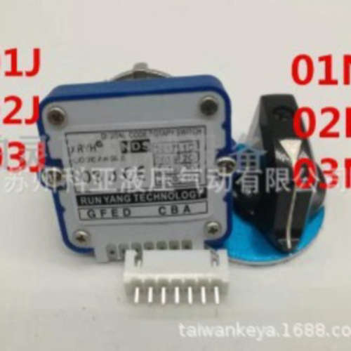 原装XRYH波段开关CODE ANGLE 03J RUN YANG TECHNOLOGY GFED CBA