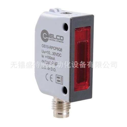 ELCO宜科高端小方形光电传感器-OS10红光 OS10-S6，OS10-ECN6