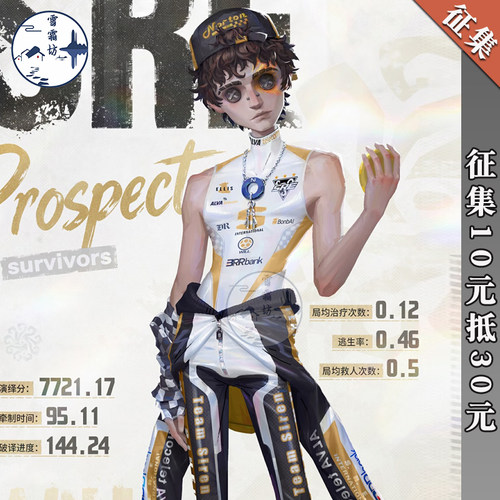 【征集】雪霜坊第五人格电竞SRE战队勘探员cosplay二次元动漫服装