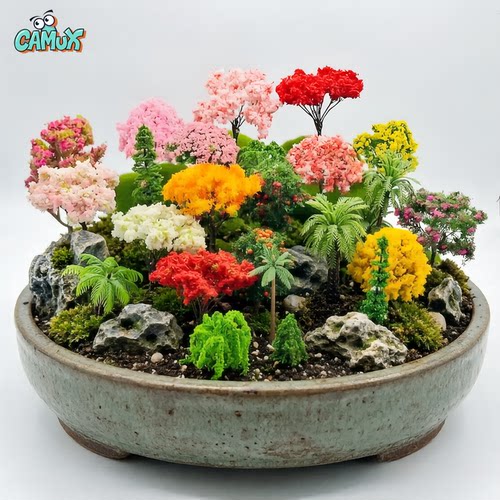 迷你仿真植物盆栽微景观摆件