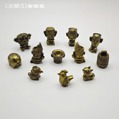 仿真三星堆公仔玩偶生活