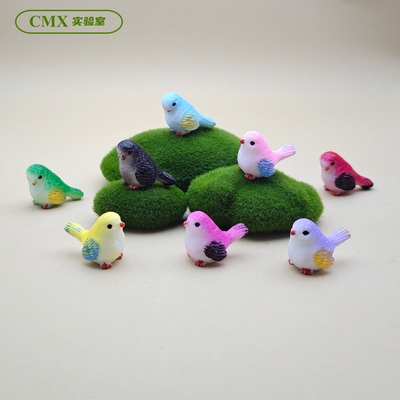 仿真动物模型迷你小鸟公仔