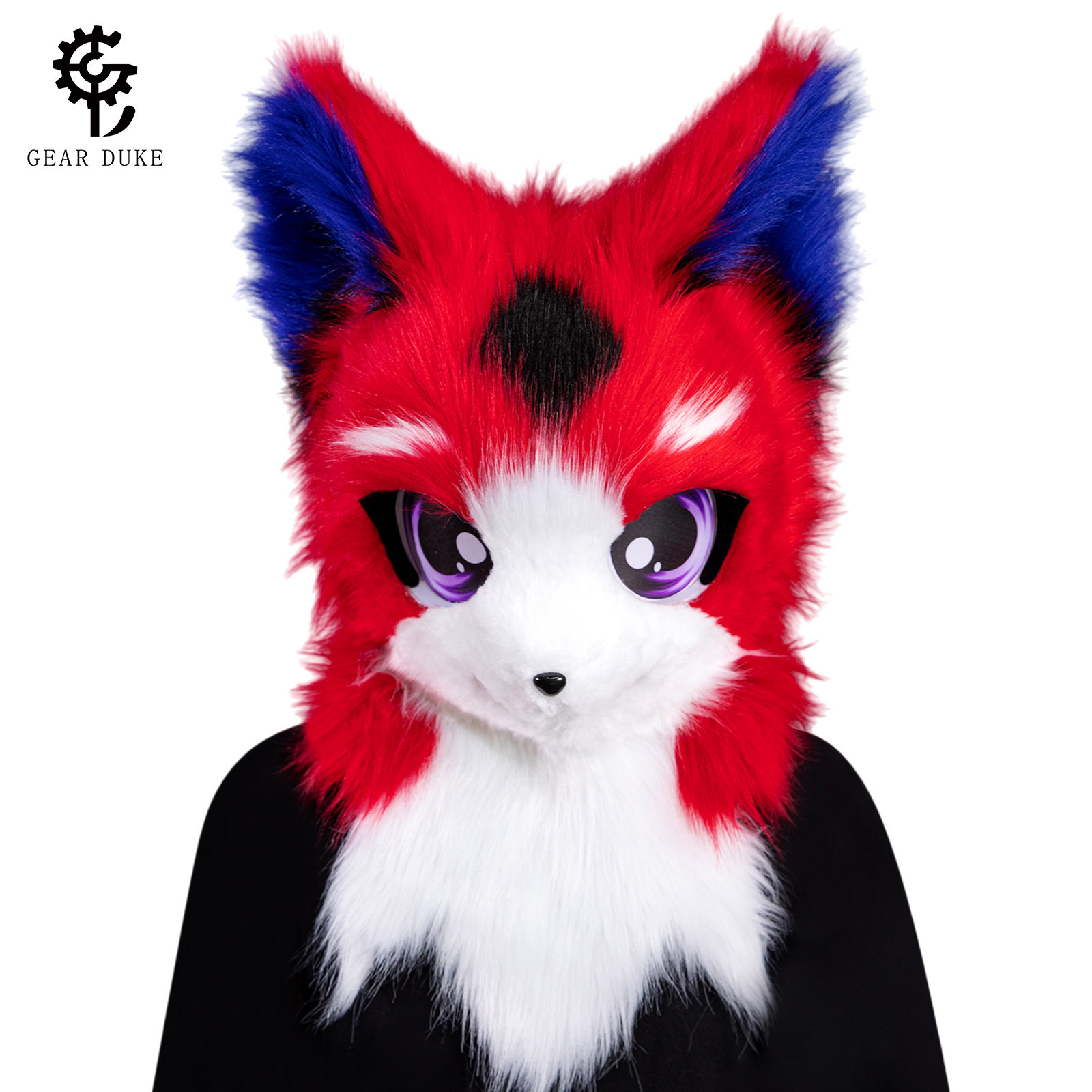 FurryTail兽头毛绒狼头动漫头套欧美漫展COSPLAY活动道具人偶服饰