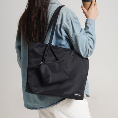 托特包女大容量通勤大包硬挺立体单肩手提电脑包小众设计高级