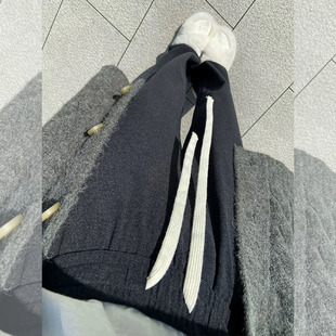 子xs 宽松显瘦直筒阔腿裤 小个子软糯垂感休闲糯米裤 女高腰秋冬新款